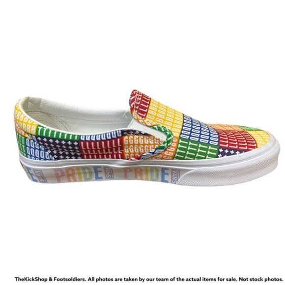 VN0A33TB3WJ1 VANS Classic Slip-On "PRIDE" (Multi-Color) Women Sneakers - Picture 2 of 6